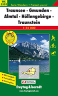 Freytag Berndt Wanderkarten, WK 5503, Traunsee - Gmunden - Ebensee - Höllengebirge - Traunstein 1:35.000 