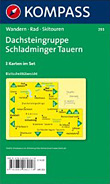 Dachsteingruppe - Schladminger Tauern 1 : 25 000: Wanderkarten-Set mit Panorama und Naturführer
